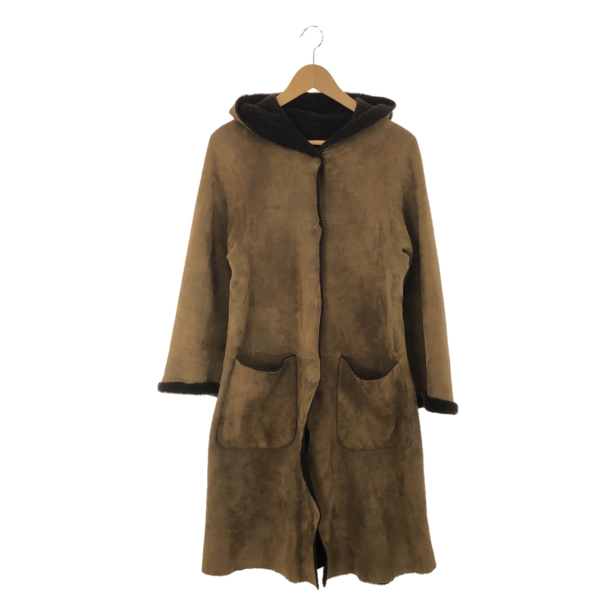 IENA | Sheepskin hooded mouton coat | 36 | Women's