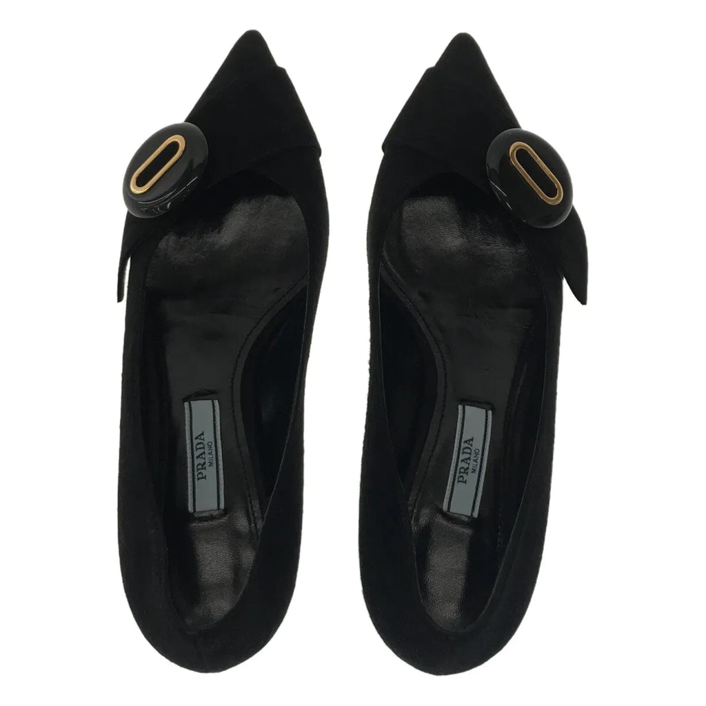 普拉達 |絨面革尖頭高跟鞋 | 36 |女性的