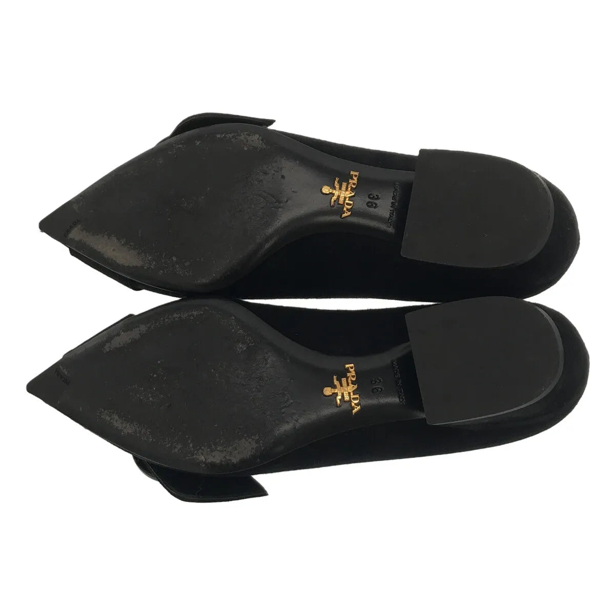 普拉達 |絨面革尖頭高跟鞋 | 36 |女性的