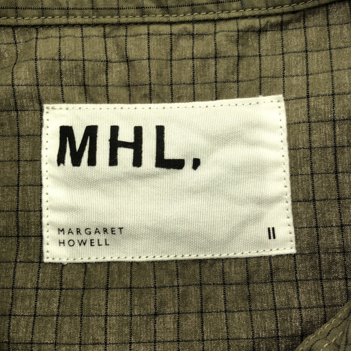 MHL. / MHL Margaret Howell | Cotton Graph Check Shirt Dress | 2 | Women's