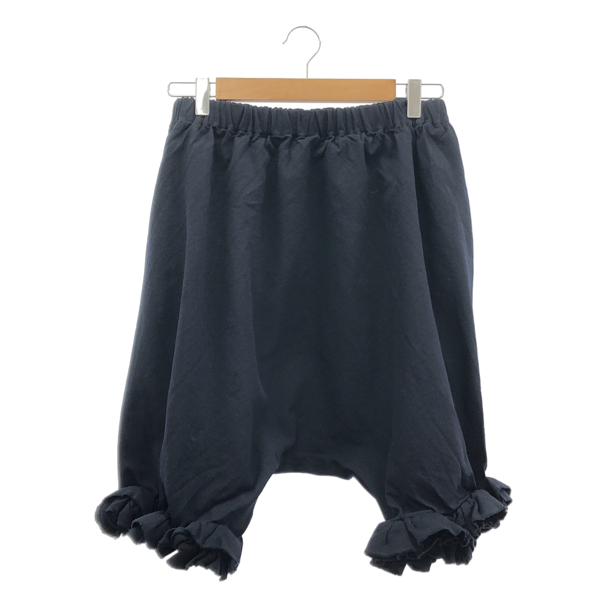 COMME des GARCONS COMME des GARCONS / 콤콤 | 2011AW | 폴리 에스테르 제품 염색 프릴 장식 허리 고무 쉬운 반바지 반바지 | XS | 여성