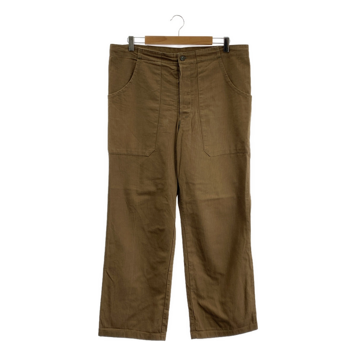 VINTAGE / 빈티지 헌 옷 | OTAVAN TREBON / 체코 군 군사 바지 | 46 | 남성
