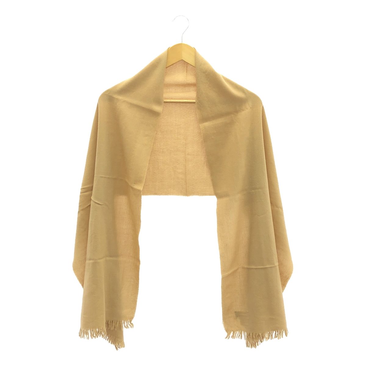 約書亞·埃利斯 / 約書亞·埃利斯 |美利奴羊毛流蘇圍巾 |淺棕色