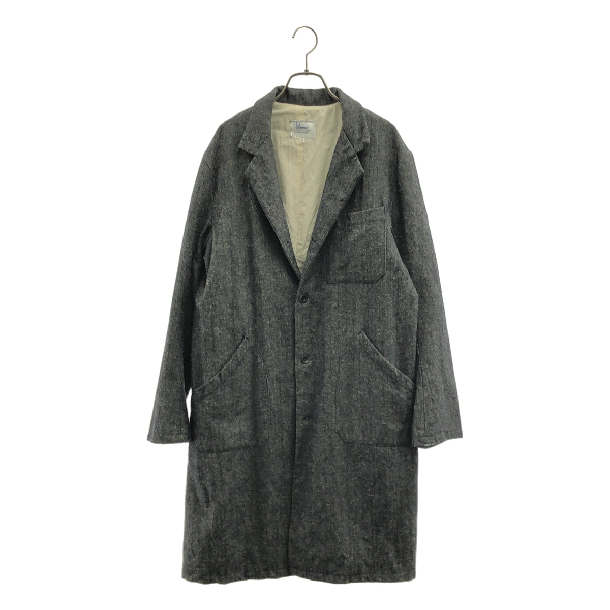 Yarmo | 羊毛亞麻人字紋工裝外套 | 40碼 | 男士