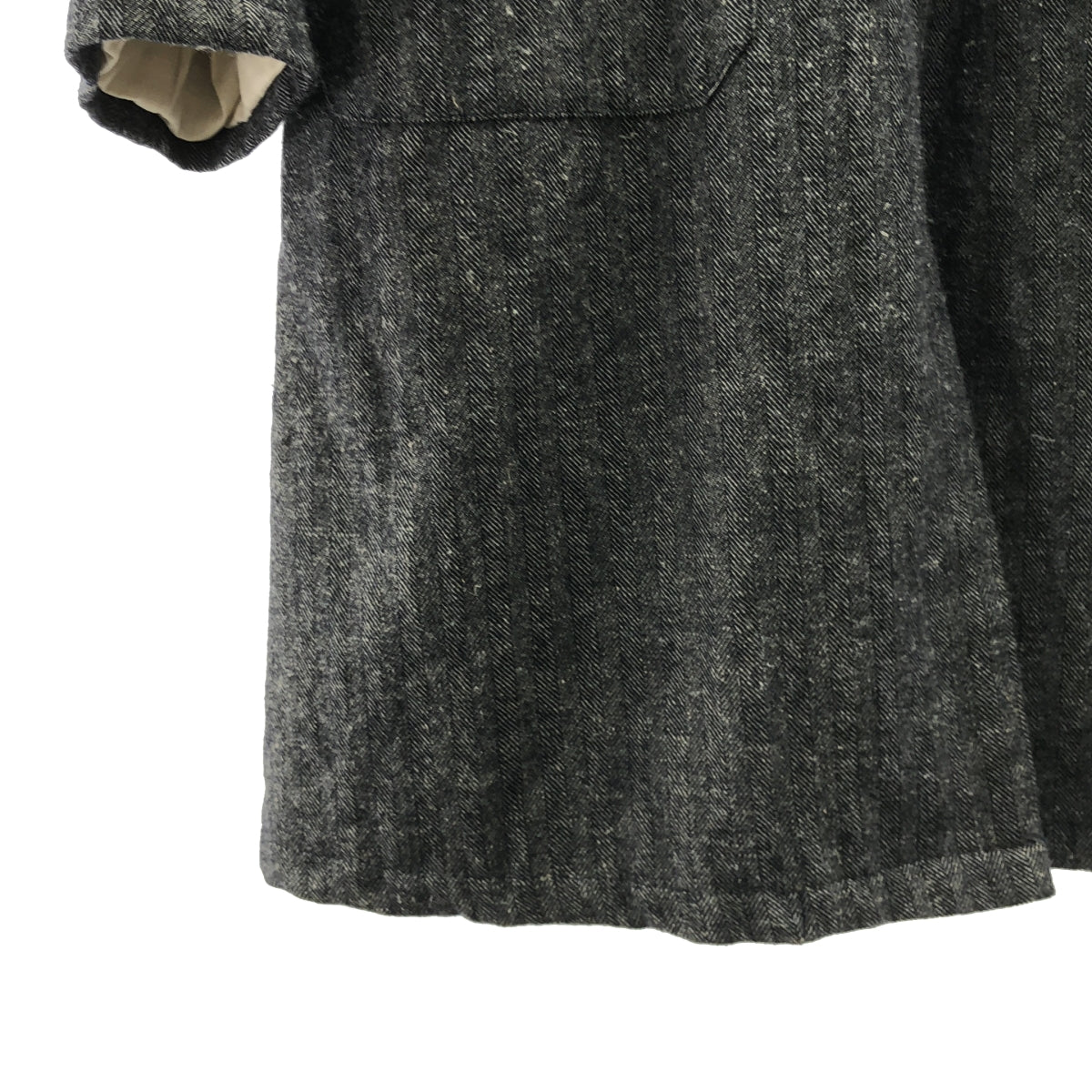 Yarmo | 羊毛亞麻人字紋工裝外套 | 40碼 | 男士