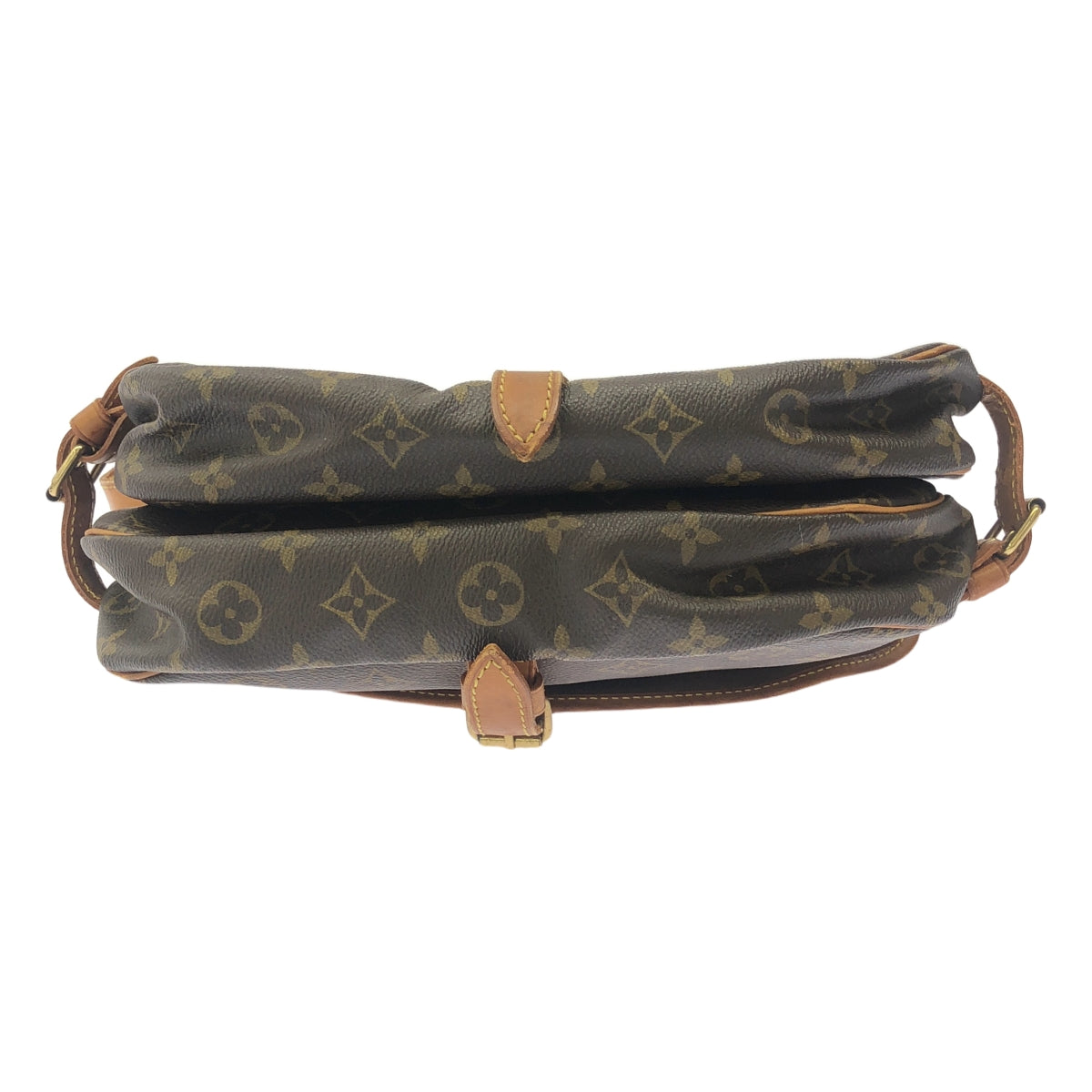 Louis Vuitton / Louis Vuitton | M42256 / Saumur 30 Monogram Leather Shoulder Bag / Unisex | Brown | Men's