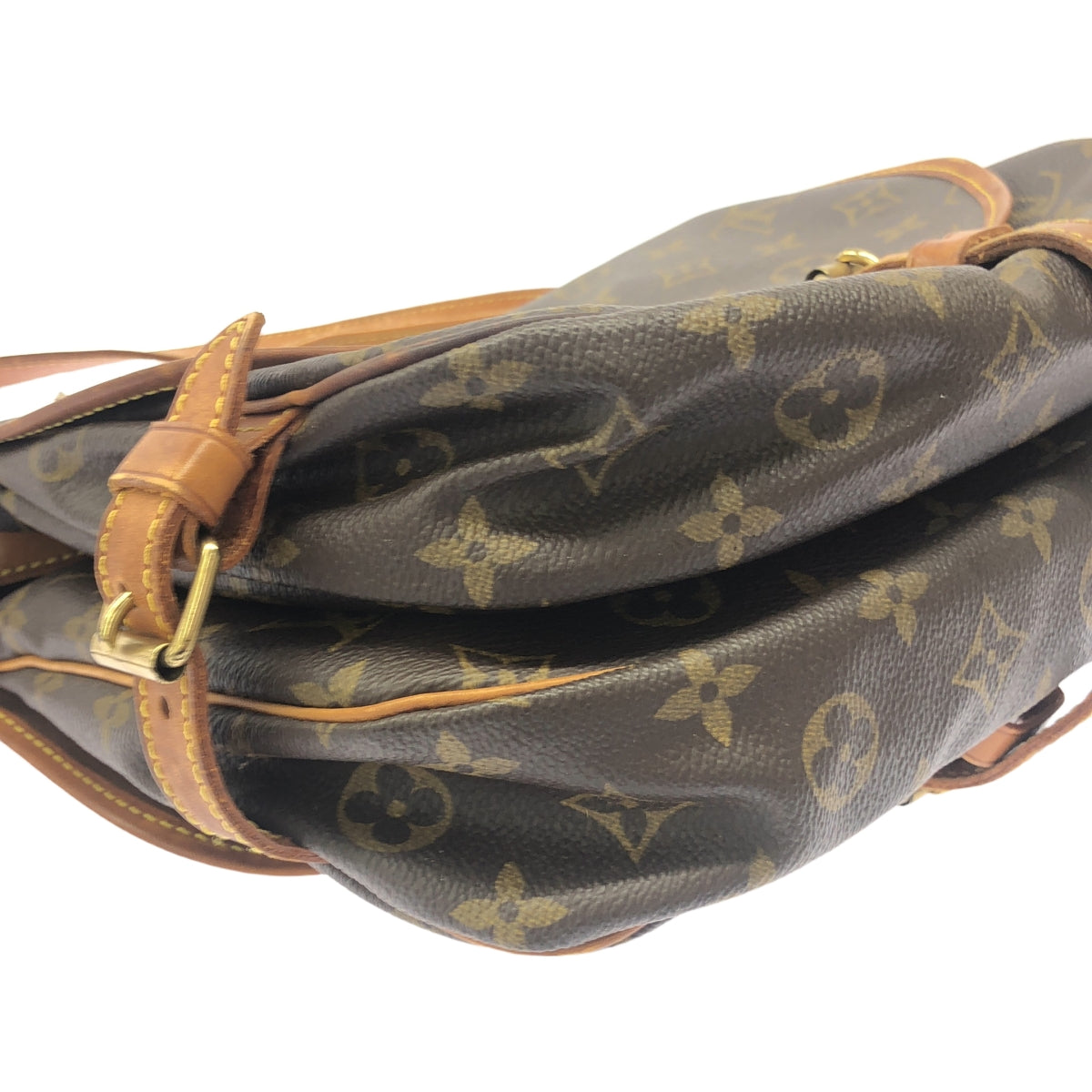 Louis Vuitton / Louis Vuitton | M42256 / Saumur 30 Monogram Leather Shoulder Bag / Unisex | Brown | Men's