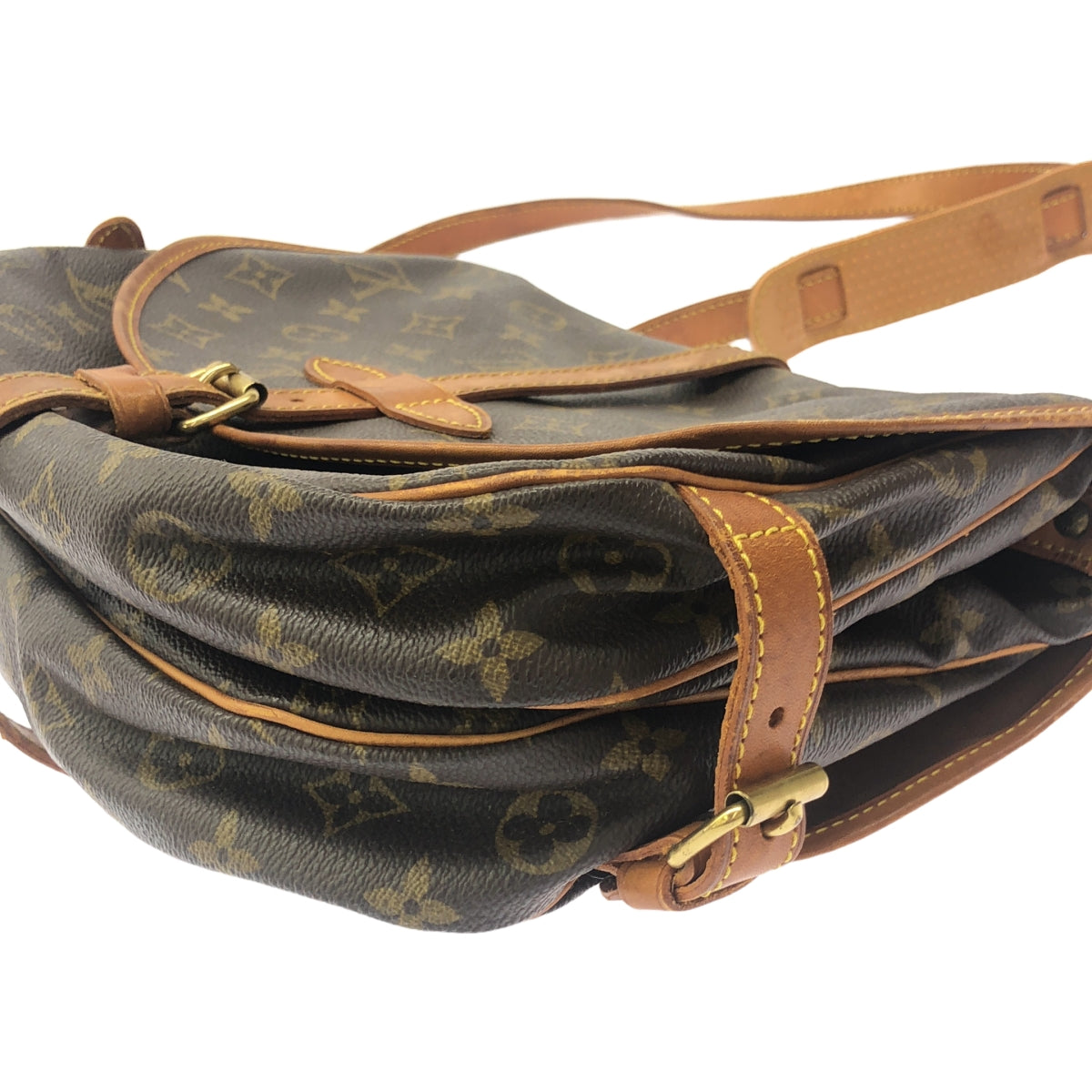 Louis Vuitton / Louis Vuitton | M42256 / Saumur 30 Monogram Leather Shoulder Bag / Unisex | Brown | Men's