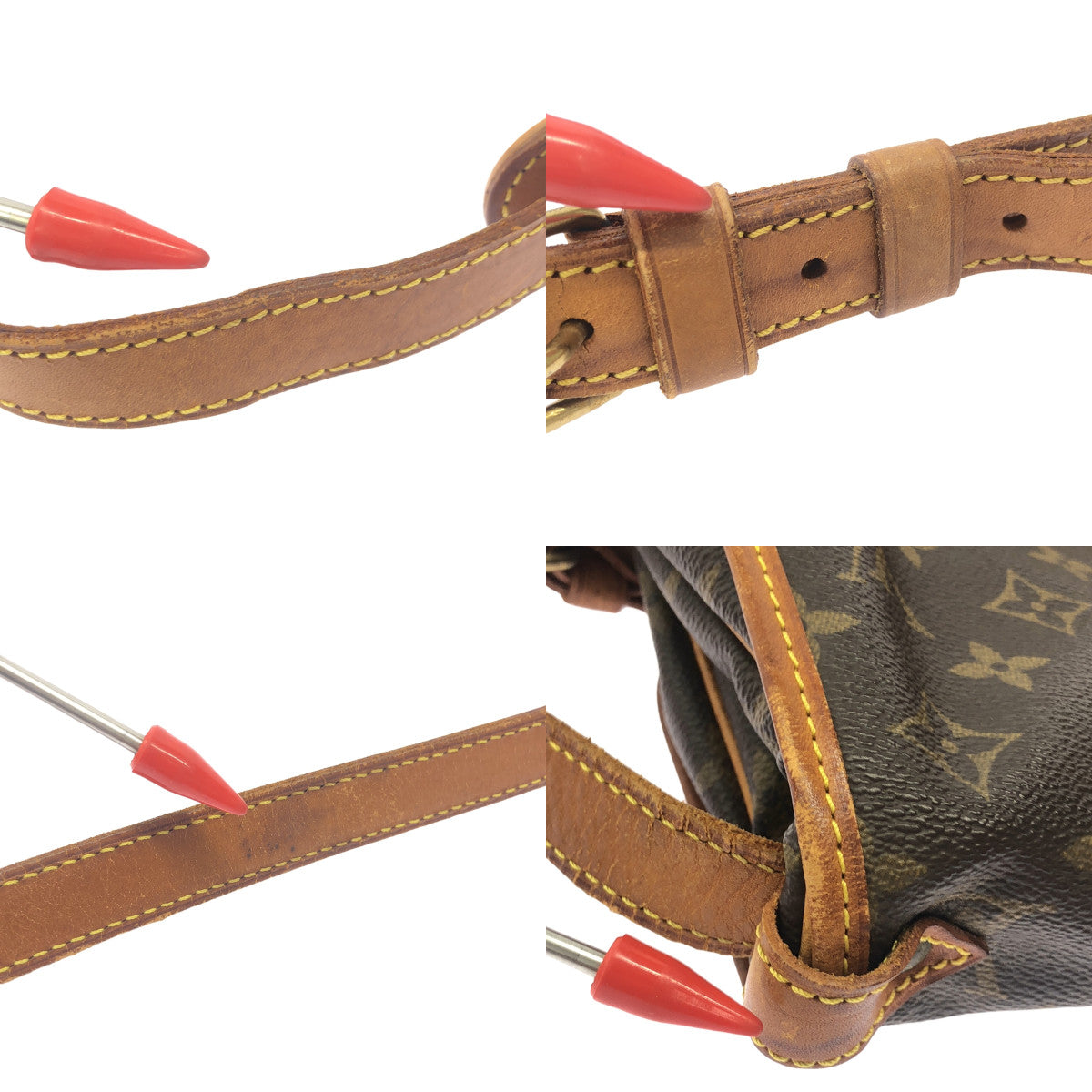 Louis Vuitton / Louis Vuitton | M42256 / Saumur 30 Monogram Leather Shoulder Bag / Unisex | Brown | Men's