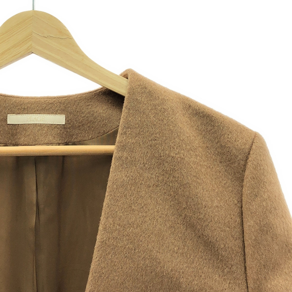 Plage / プラージュ | 2023AW | WO V-Neck ブラウス | F | キャメル | レディース