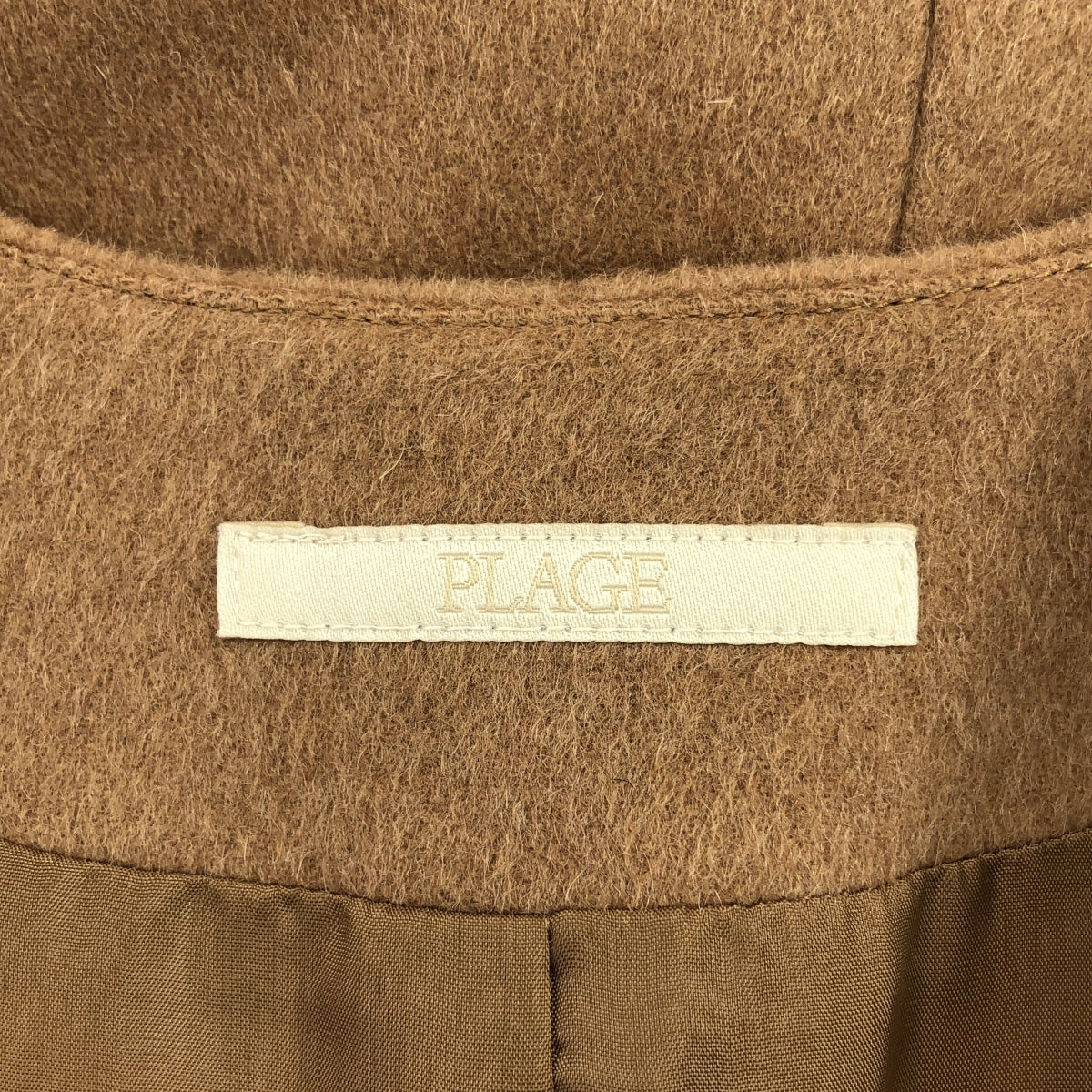 Plage / プラージュ | 2023AW | WO V-Neck ブラウス | F | キャメル | レディース