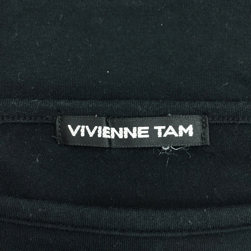 VIVIENNE TAM | 花朵串珠上衣 | 尺寸 0 | 黑色 | 女款