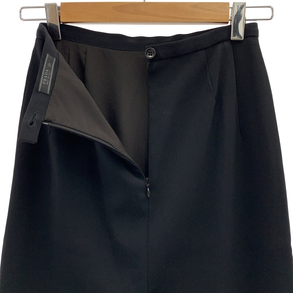 PRADA | 後開衩長裙 | 38碼 | 黑色 | 女款