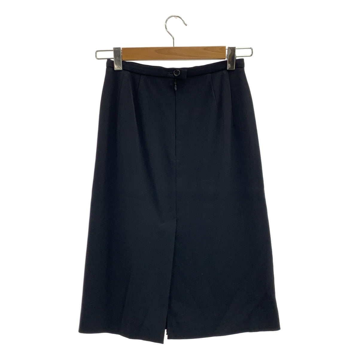 PRADA / プラダ | バックスリット ロングスカート | 38 | ブラック | レディース