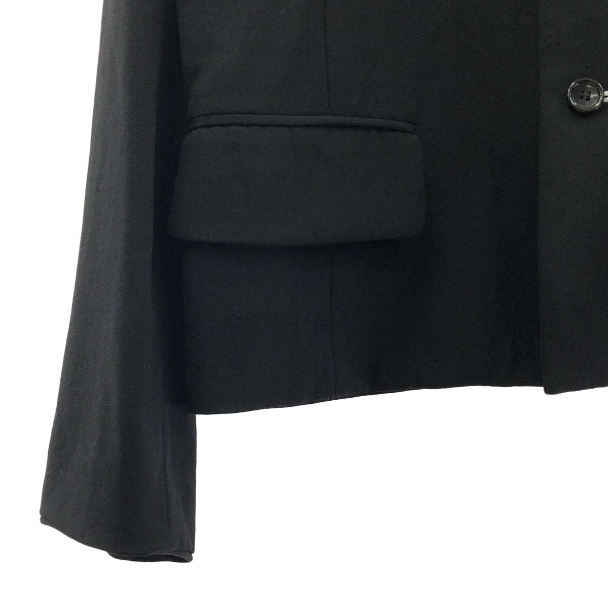 COMME des GARÇONS | 經編布料公元 1998 年 |羊毛雙色外套 | L 號 |女性的