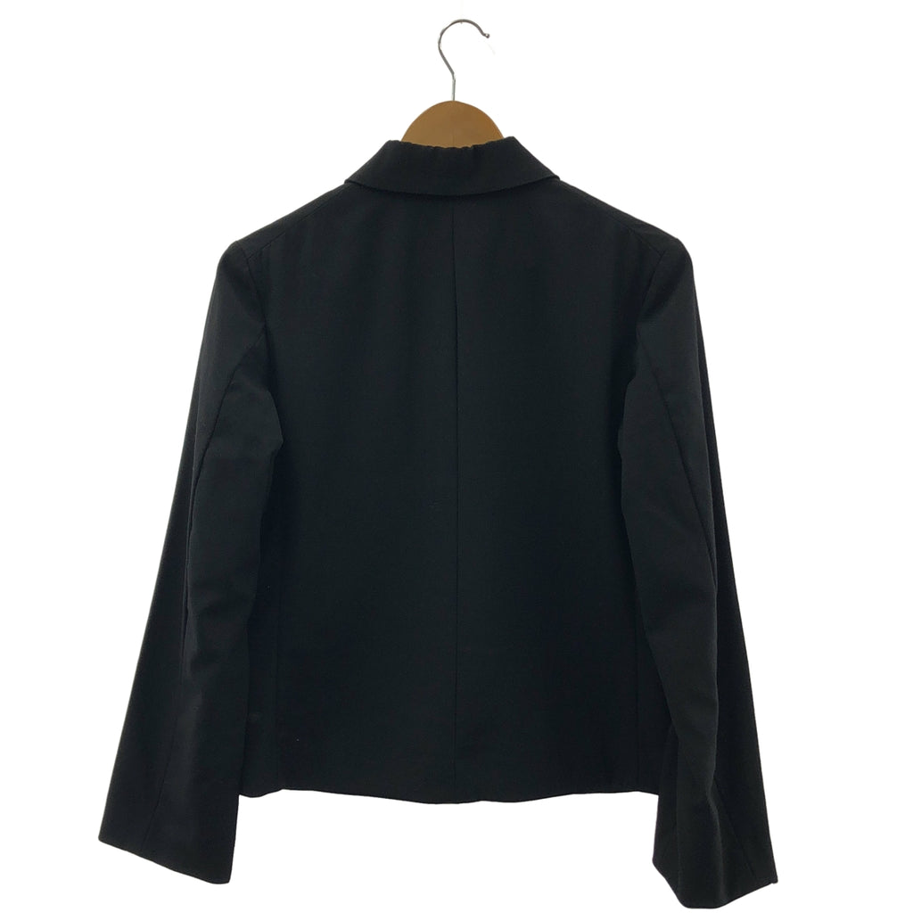 COMME des GARÇONS | 經編布料公元 1998 年 |羊毛雙色外套 | L 號 |女性的