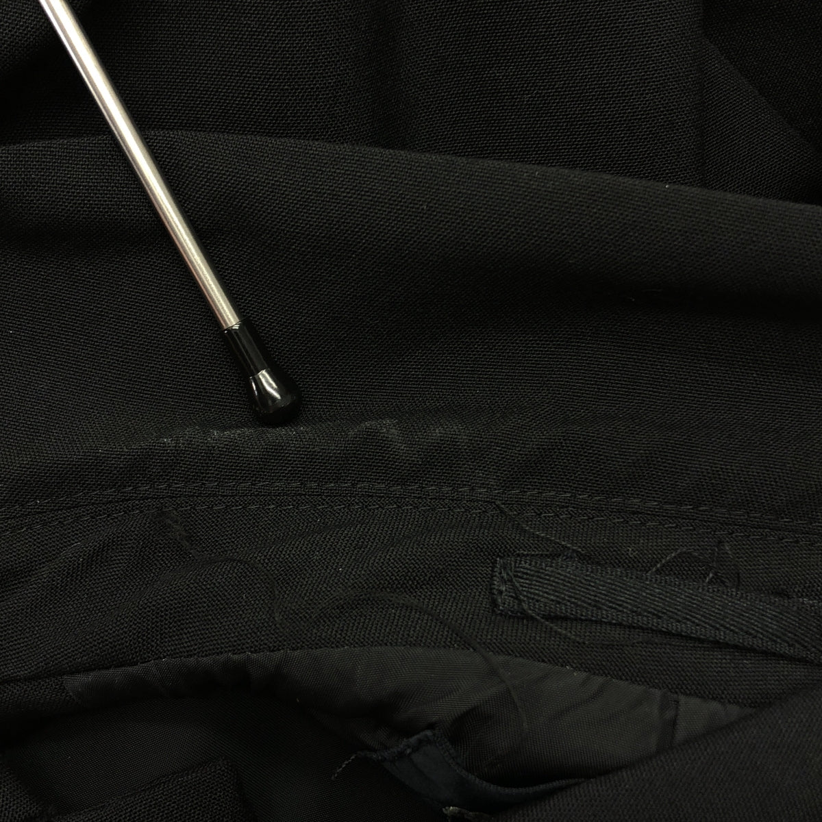 COMME des GARÇONS | 經編布料公元 1998 年 |羊毛雙色外套 | L 號 |女性的