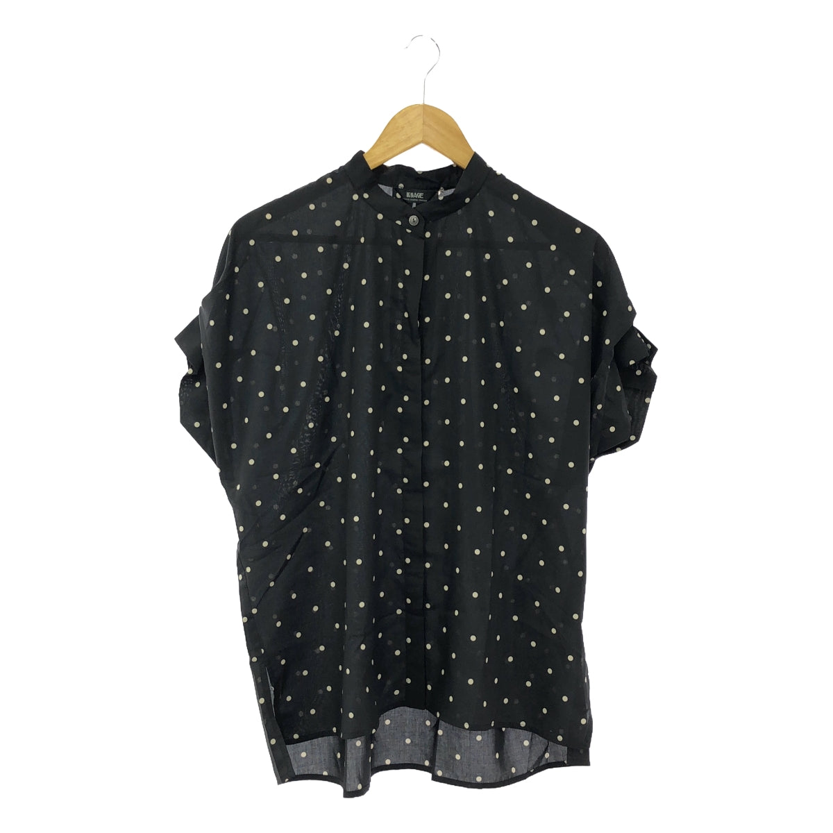 JOURNAL STANDARD L'ESSAGE | 2022SS | Tuck Sleeve Dot Shirt | F | Women's