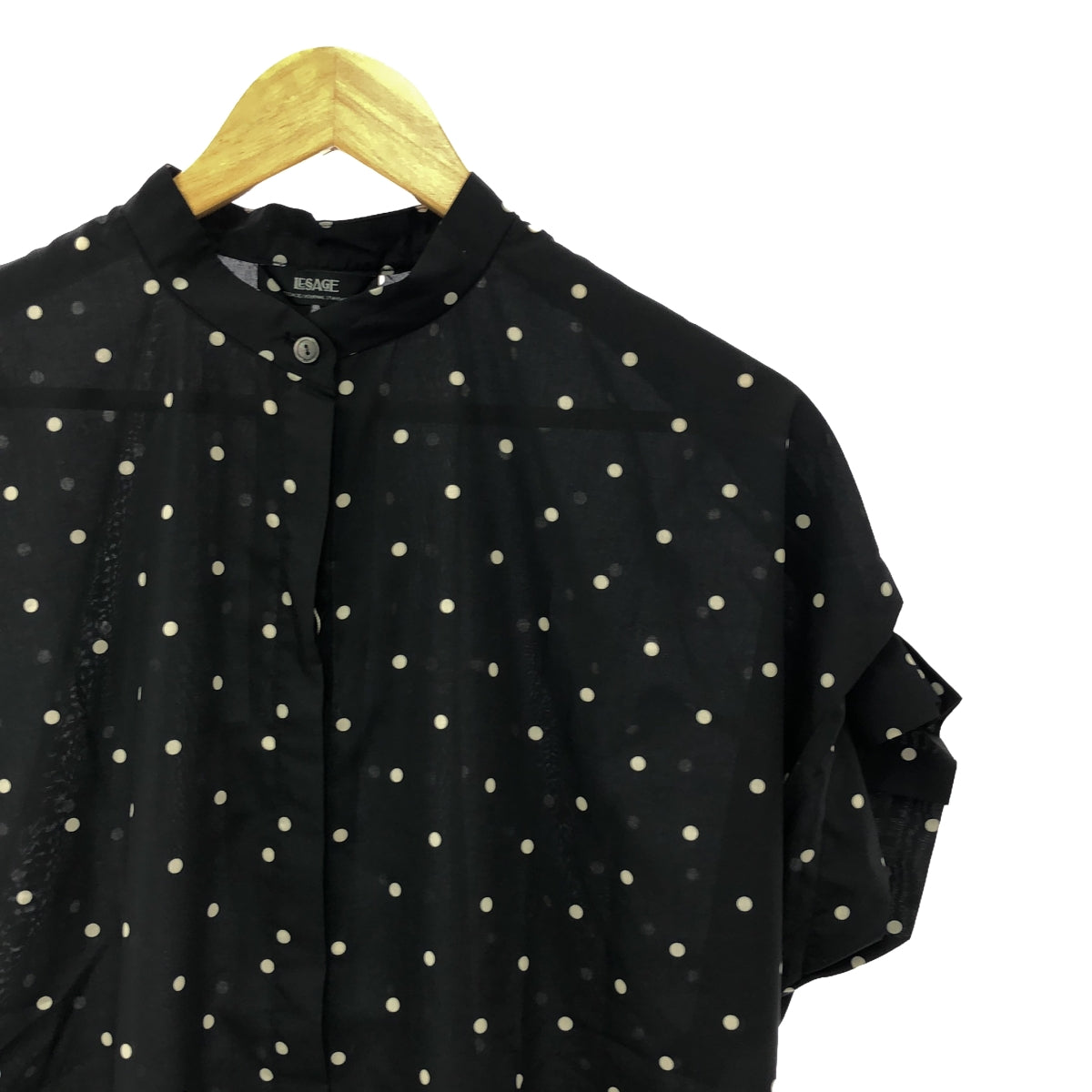 JOURNAL STANDARD L'ESSAGE | 2022SS | Tuck Sleeve Dot Shirt | F | Women's