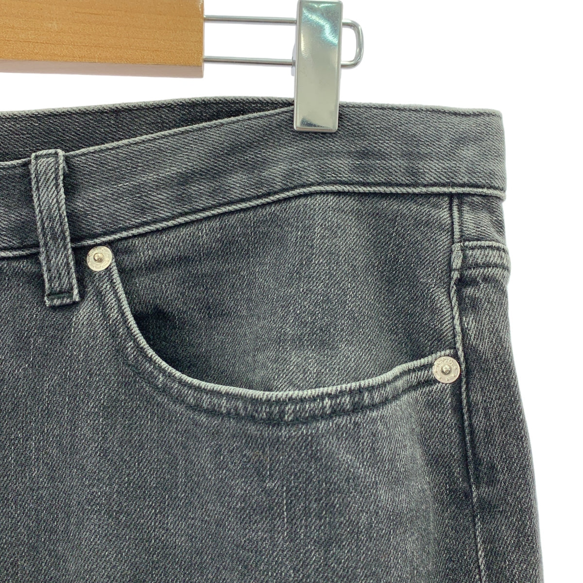 APC / 아페세이 | PETIT NEW STANDARD / 쁘띠 뉴 스탠다드 청바지 컷 오프 블랙 데님 팬츠 | 34 | 남성