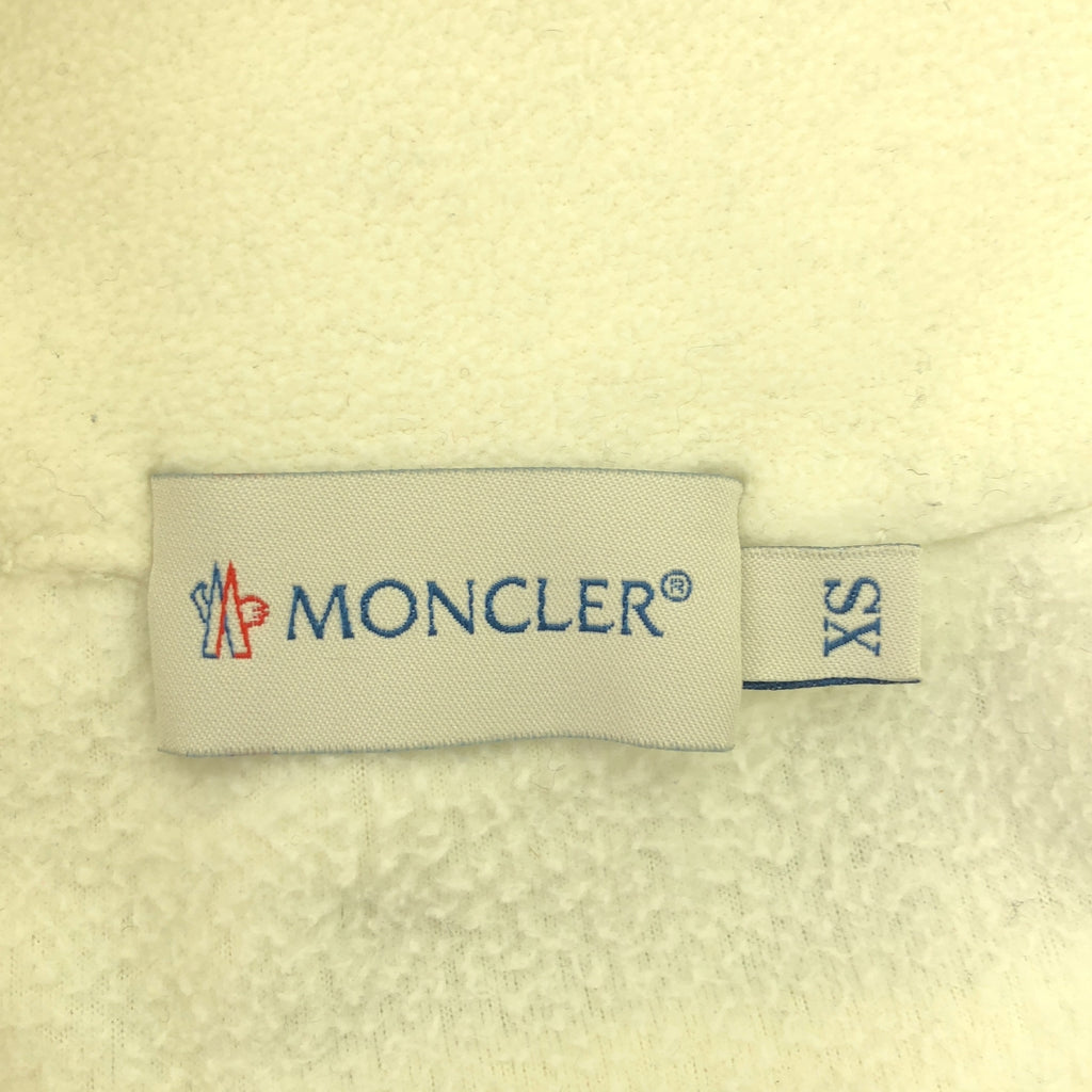 MONCLER / モンクレール | ハーフジップフリース | XS | ホワイト | レディース