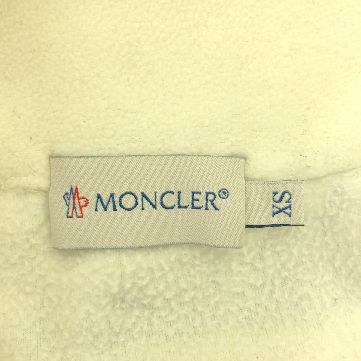 MONCLER / モンクレール | ハーフジップフリース | XS | ホワイト | レディース