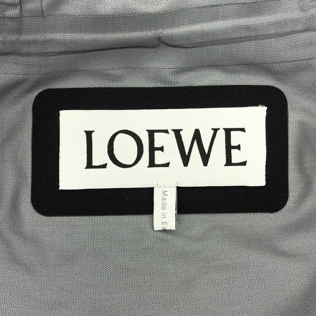 [狀況良好] LOEWE | 2022春夏 |膠囊系列 |戈爾特斯 | Anagram 連帽外套 | 46 |炭灰色/黃色/米色|男士