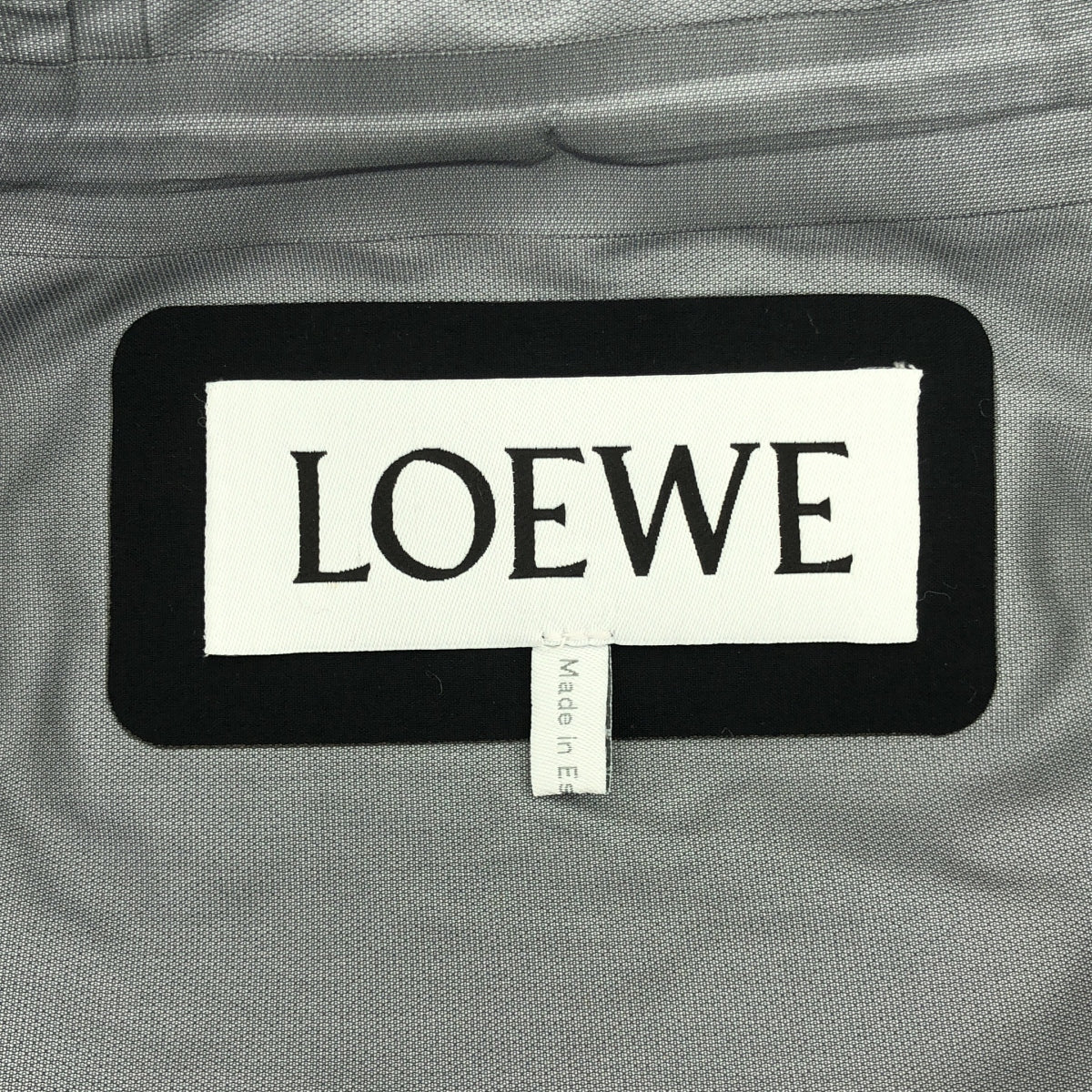 【美品】  LOEWE / ロエベ | 2022SS | カプセルコレクション / GORE-TEX / ゴアテックス アナグラム フーデッドジャケット | 46 | チャコールグレー/イエロー/ベージュ | メンズ