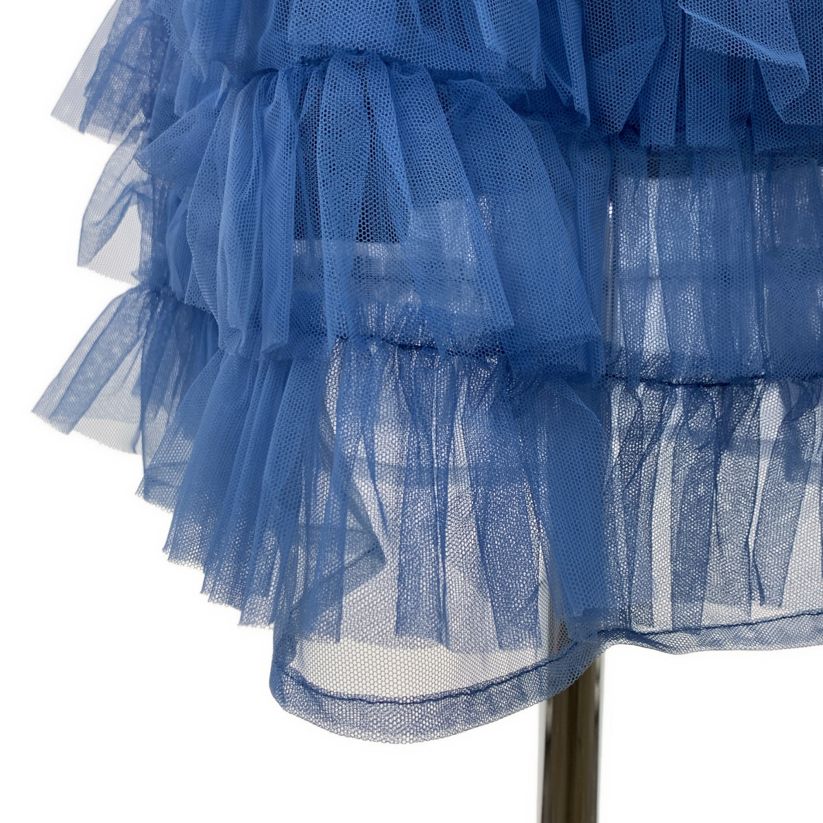 Molly Goddard / モリーゴダード | フリル チュール ウエスト切替 ノースリーブワンピース | UK6 |