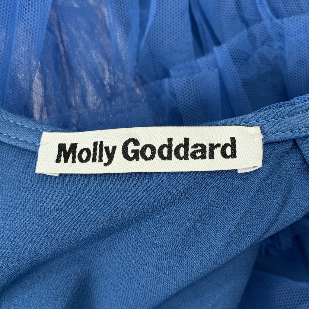 Molly Goddard / モリーゴダード | フリル チュール ウエスト切替 ノースリーブワンピース | UK6 |