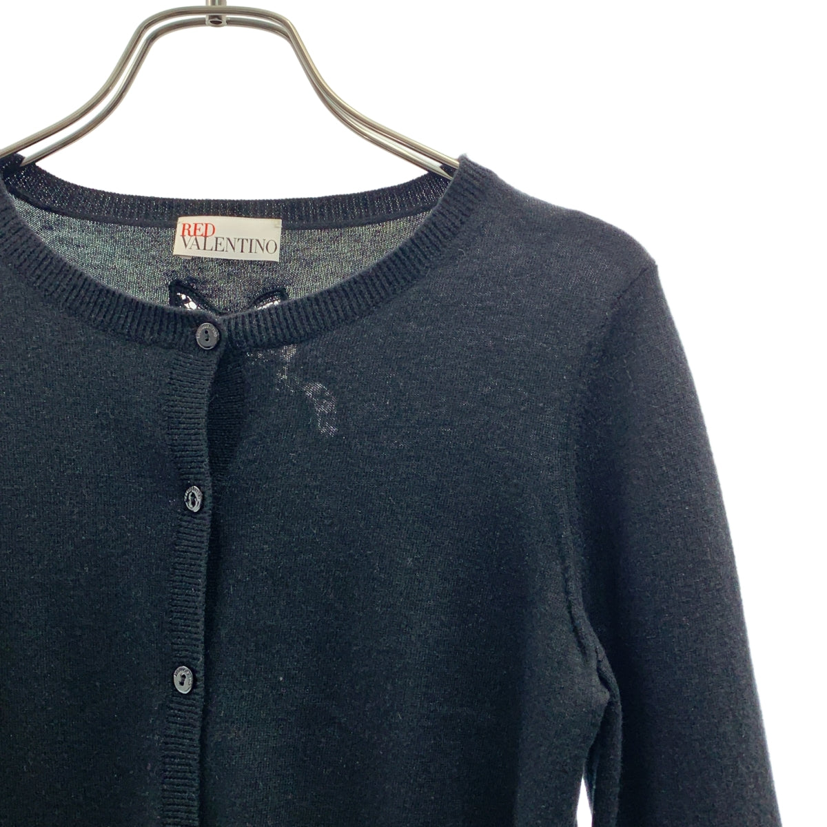 RED VALENTINO / レッドヴァレンティノ | カシミヤ シルク クルー