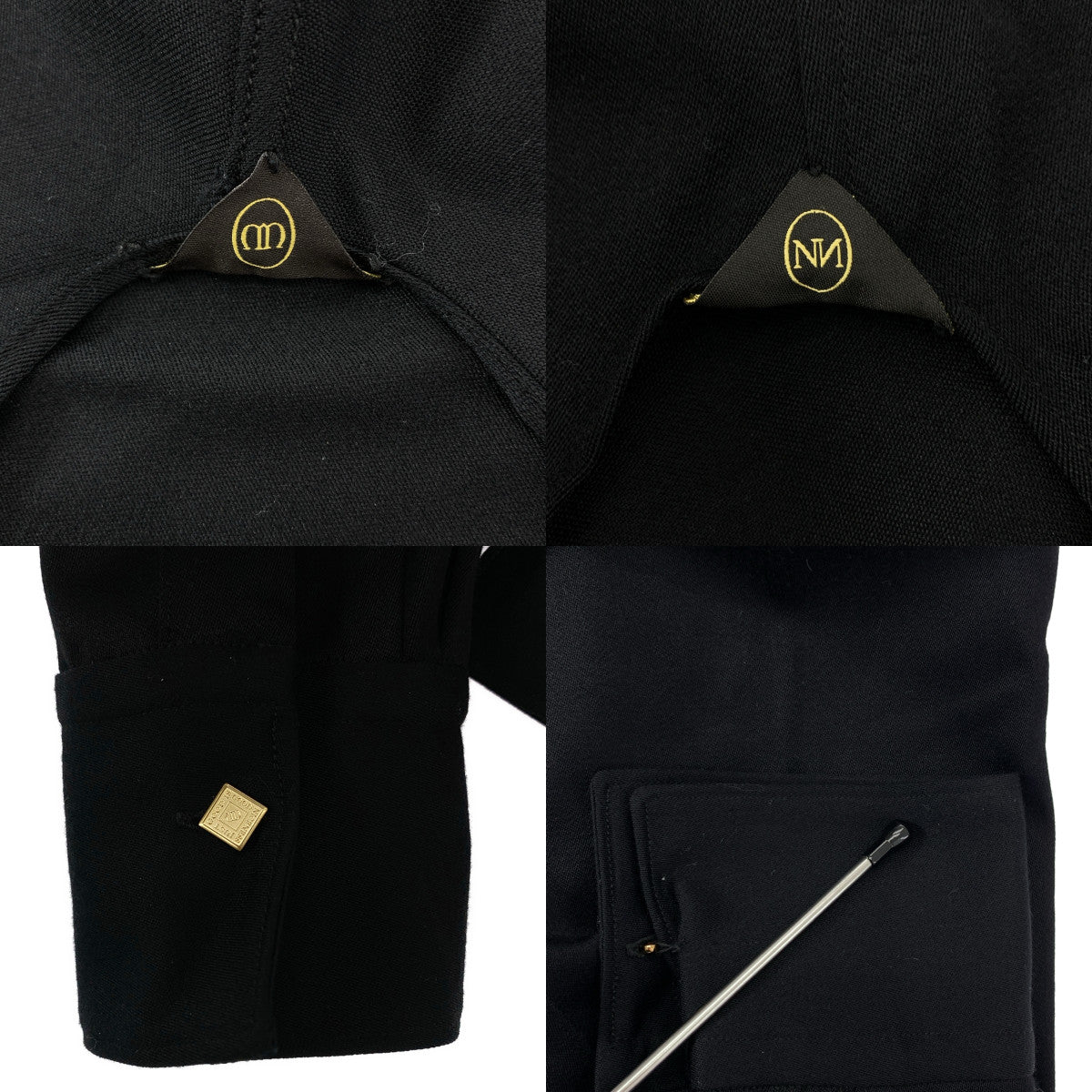 【美品】  NICENESS / ナイスネス | LAURENCE CHARCOAL / ビッグカラー オーバー シャツ | S | ブラック | メンズ
