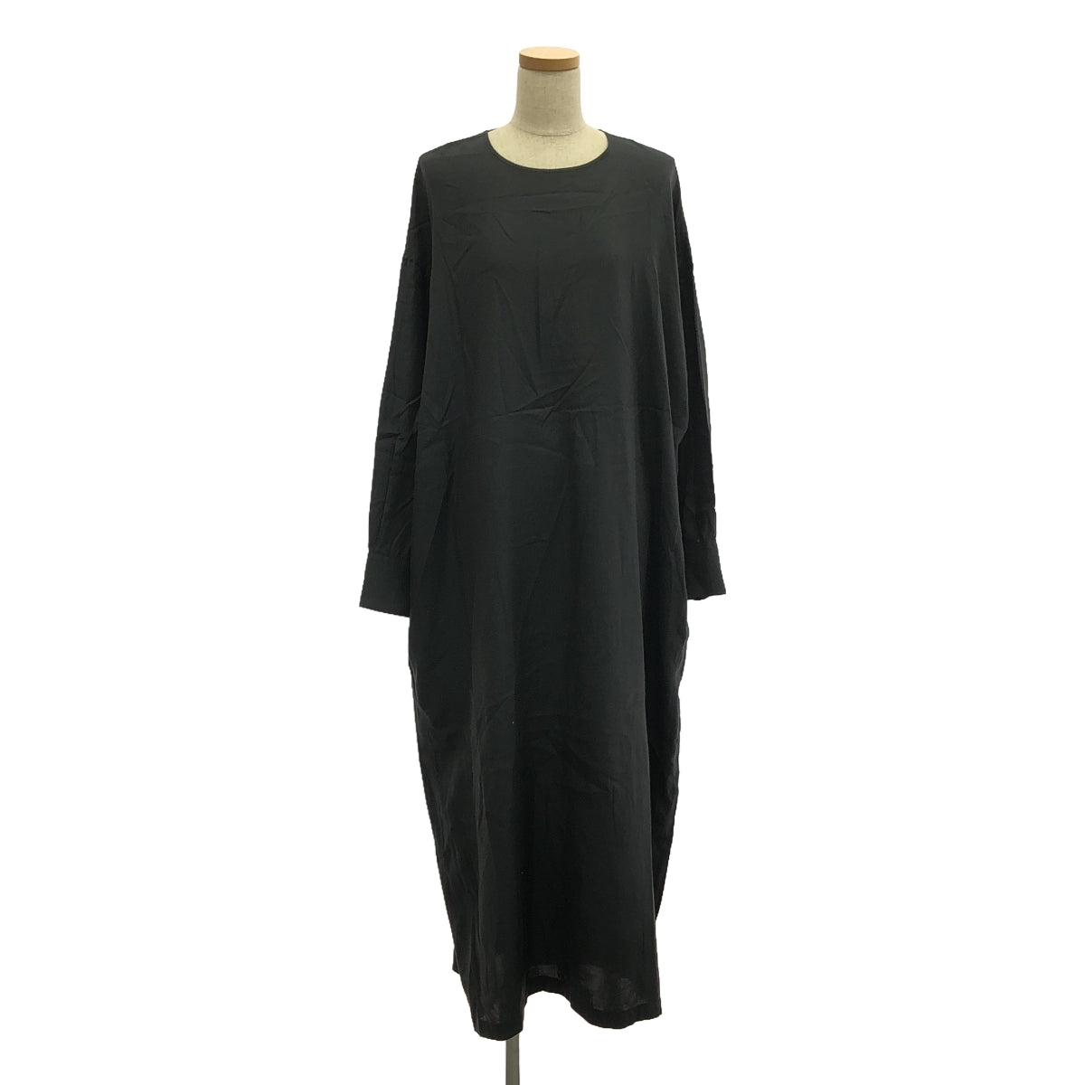 WIRROW / 윌로우 | Cupro cotton crew neck dress 원피스 | 1 | 여성