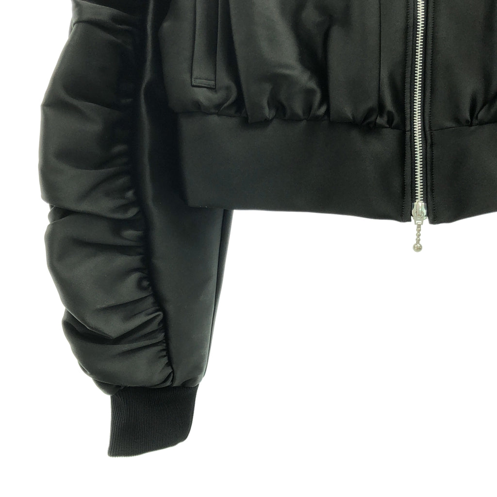 maison de Dolce / メゾンドドルチェ | glossy blouson ギャザー ブルゾン ジャケット | F | レディース