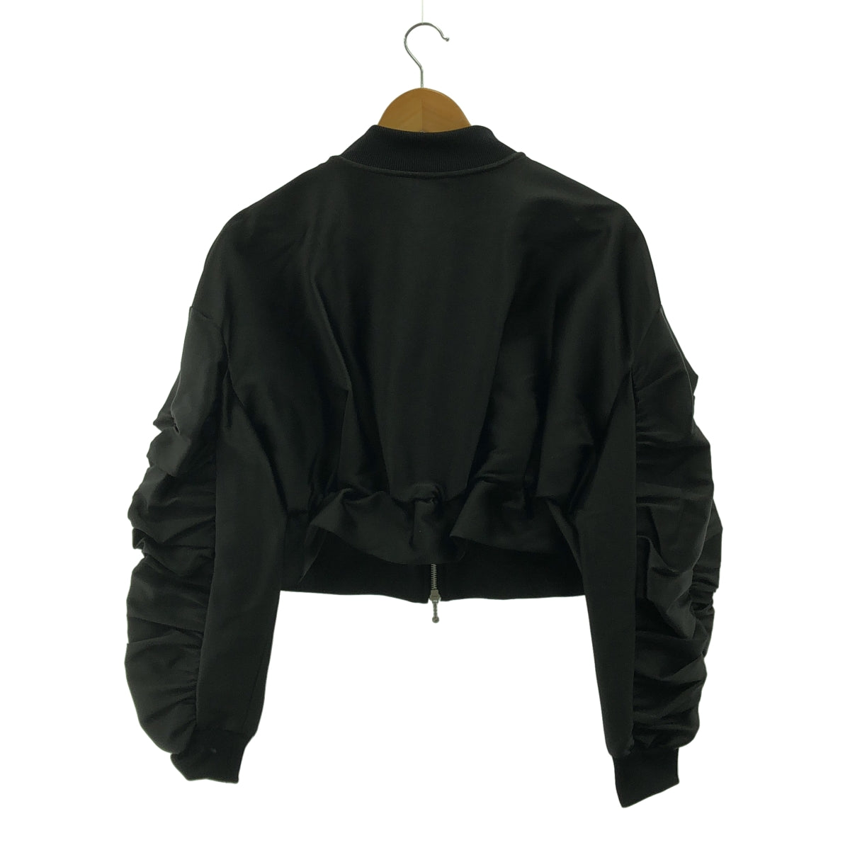 maison de Dolce / メゾンドドルチェ | glossy blouson ギャザー ブルゾン ジャケット | F | レディース