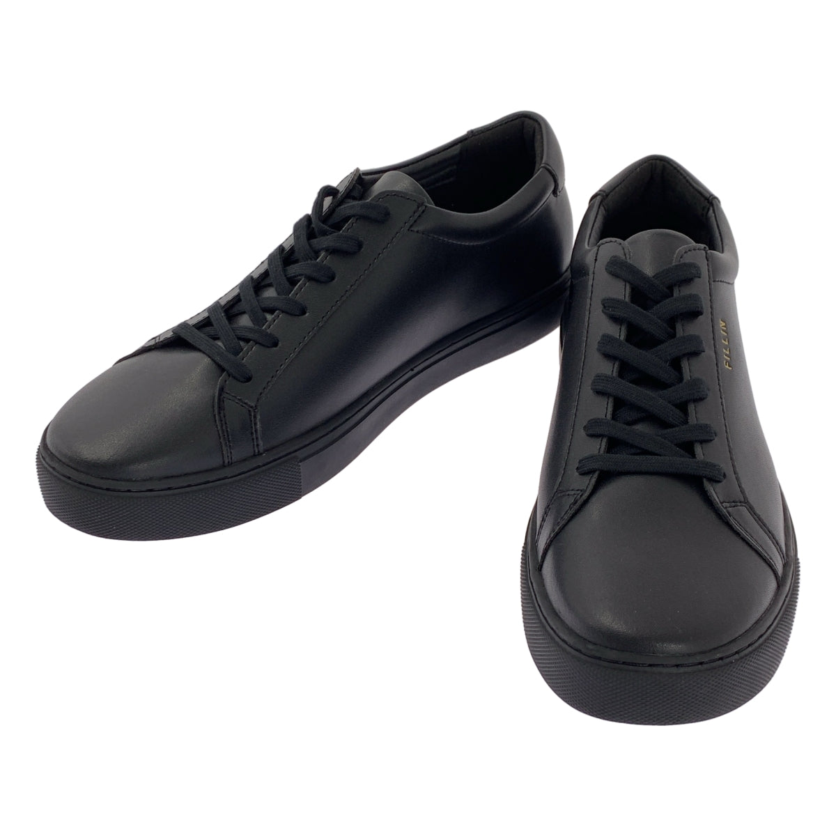 FILLIN | 皮革標誌繫帶低筒運動鞋 | 尺寸 28 | 男款