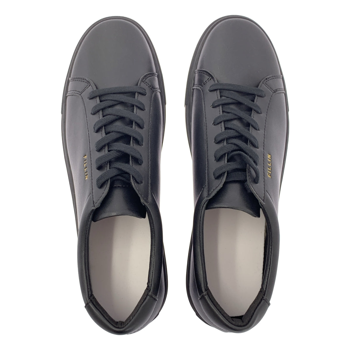 FILLIN | 皮革標誌繫帶低筒運動鞋 | 尺寸 28 | 男款