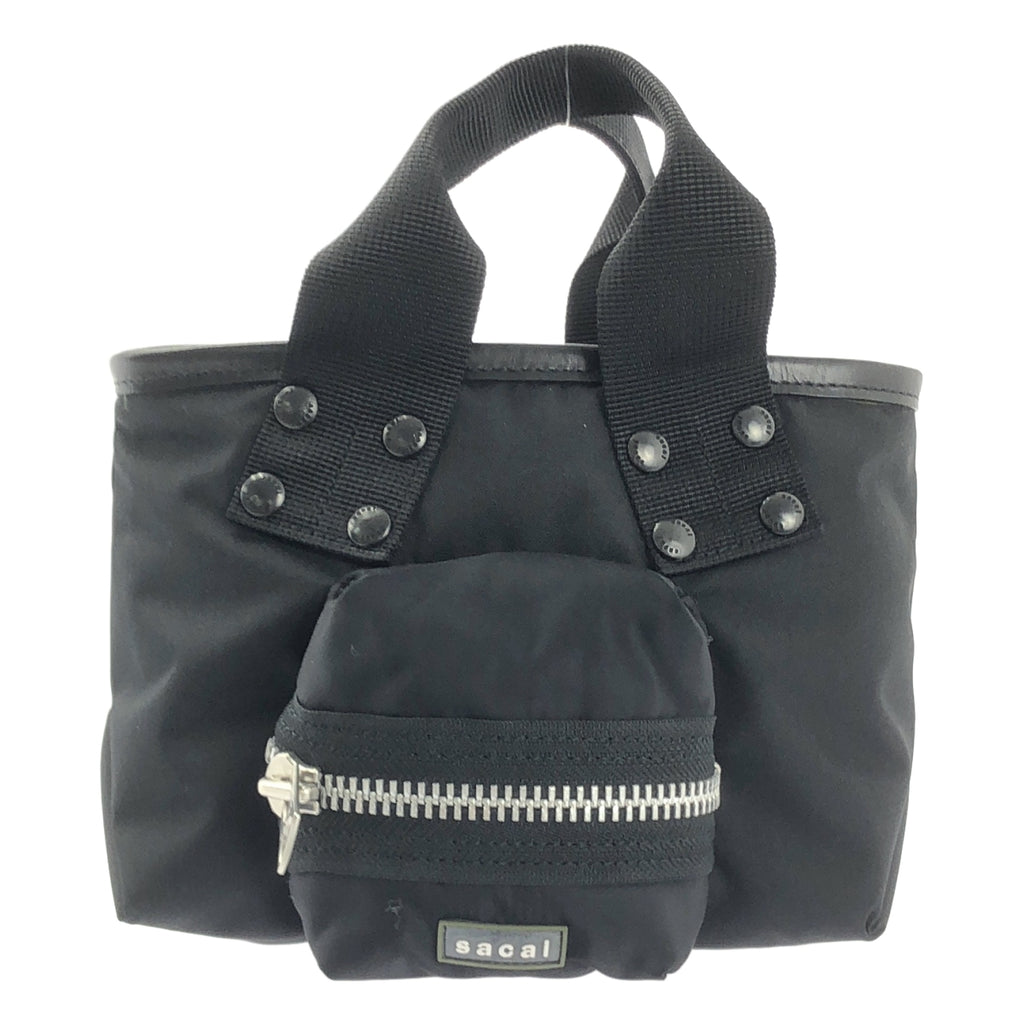 【신품】 sacai / 사카이 | 2024SS | Pocket Tote Bag Small 포켓 토트 백 스몰 | 블랙 | 여성