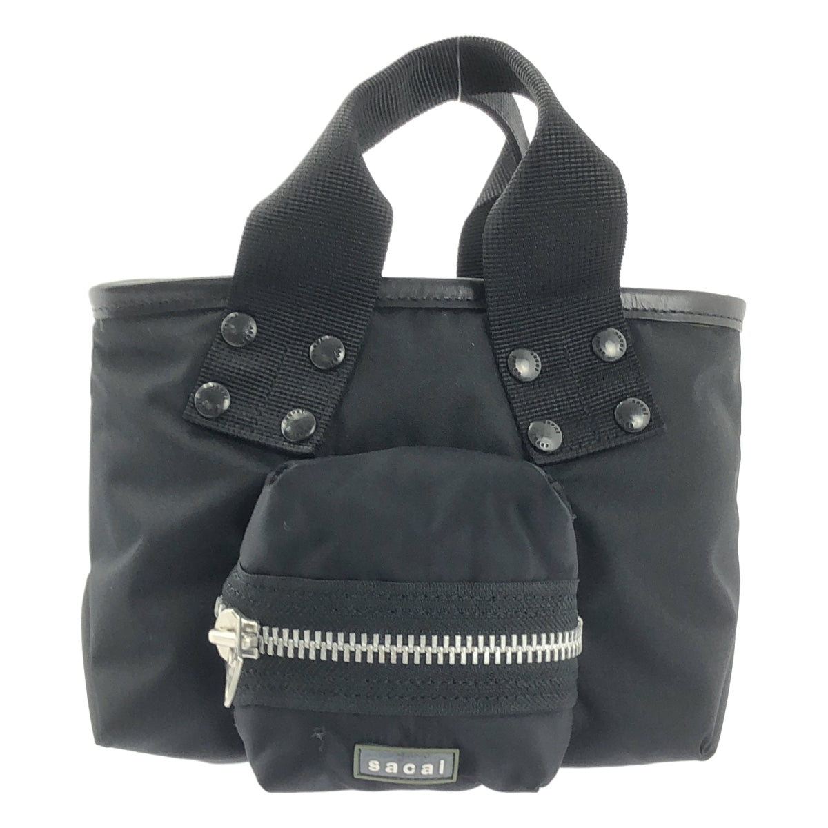 【신품】 sacai / 사카이 | 2024SS | Pocket Tote Bag Small 포켓 토트 백 스몰 | 블랙 | 여성