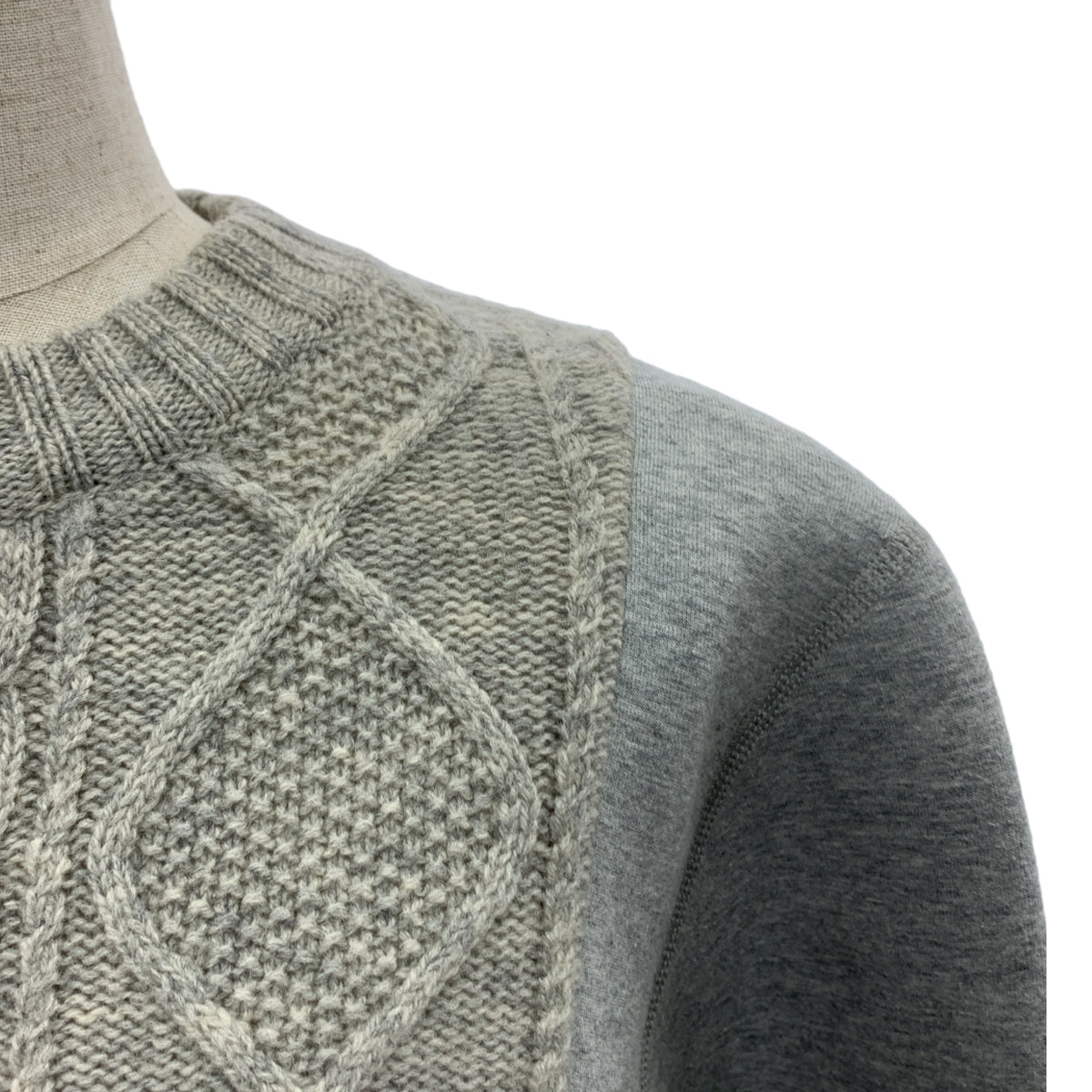NIKE / Nike | × sacai SPLITCABLE TECH FLEECE SWEATSHIRT 對接針織衛衣 | XS | 女款