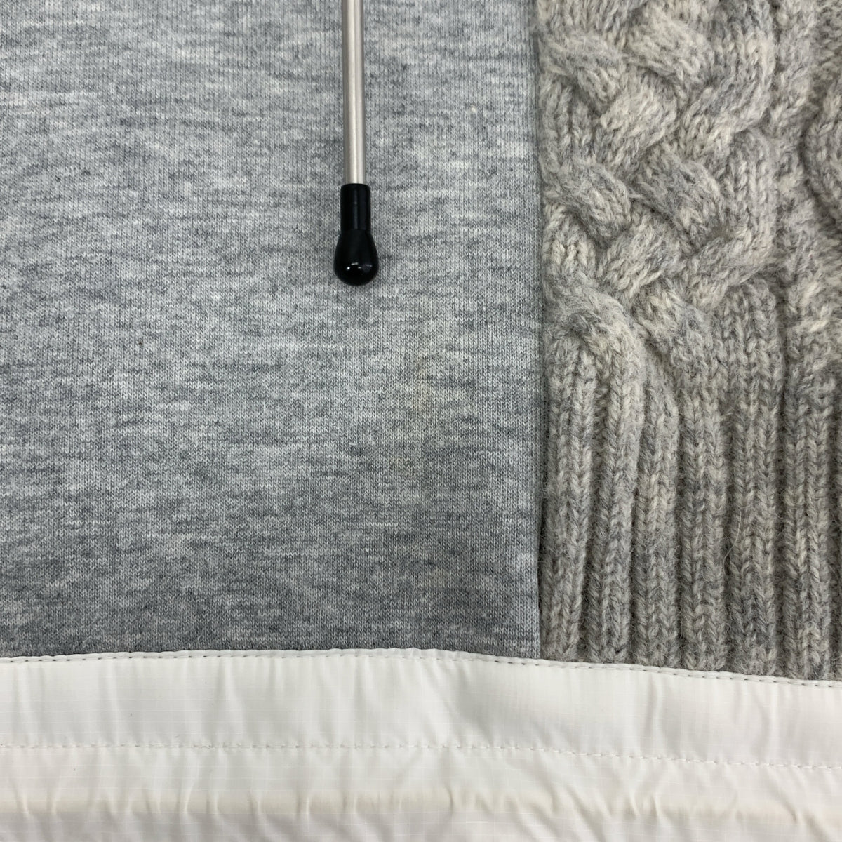 NIKE / Nike | × sacai SPLITCABLE TECH FLEECE SWEATSHIRT 對接針織衛衣 | XS | 女款