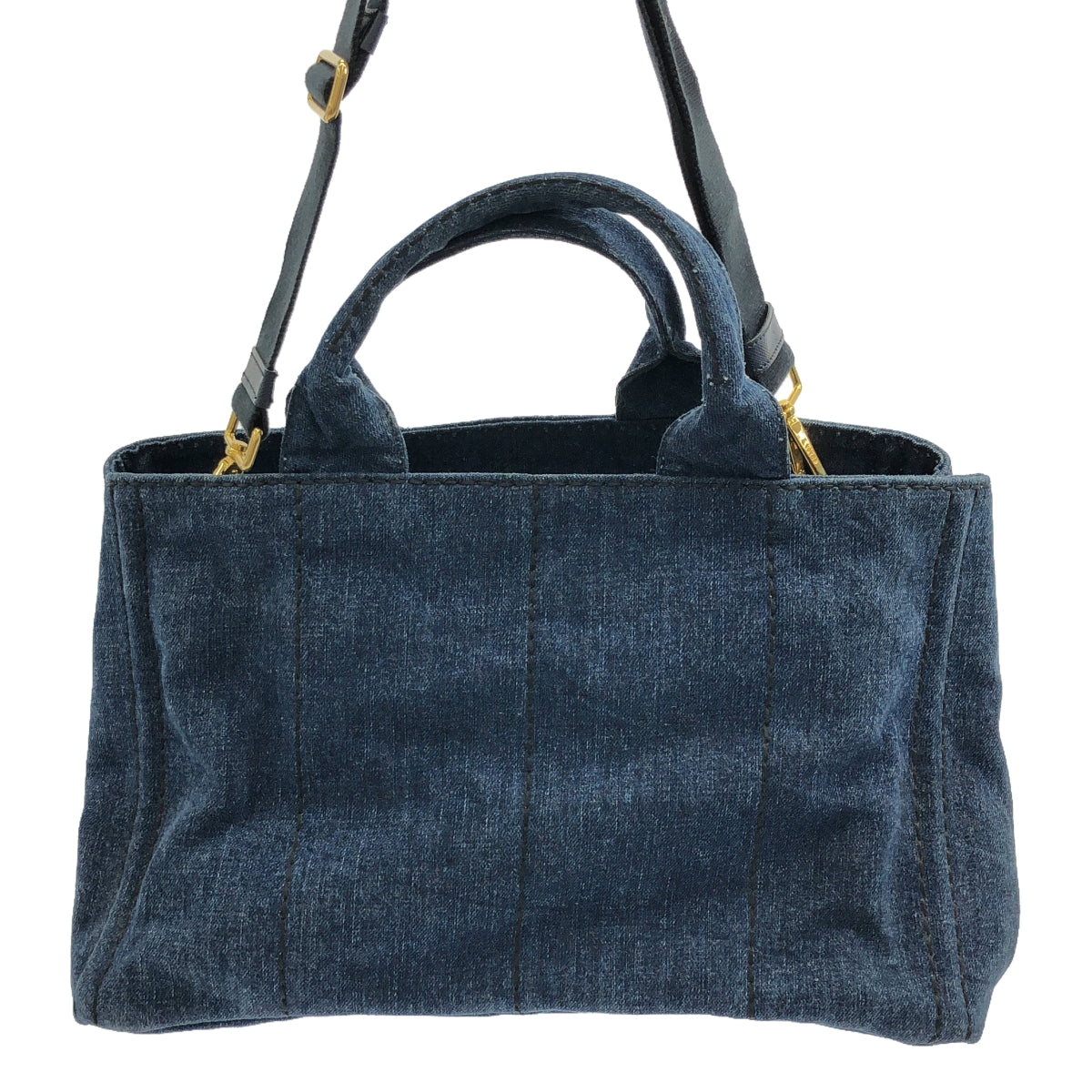 PRADA | Canapa Denim Tote Bag | Medium | Women's