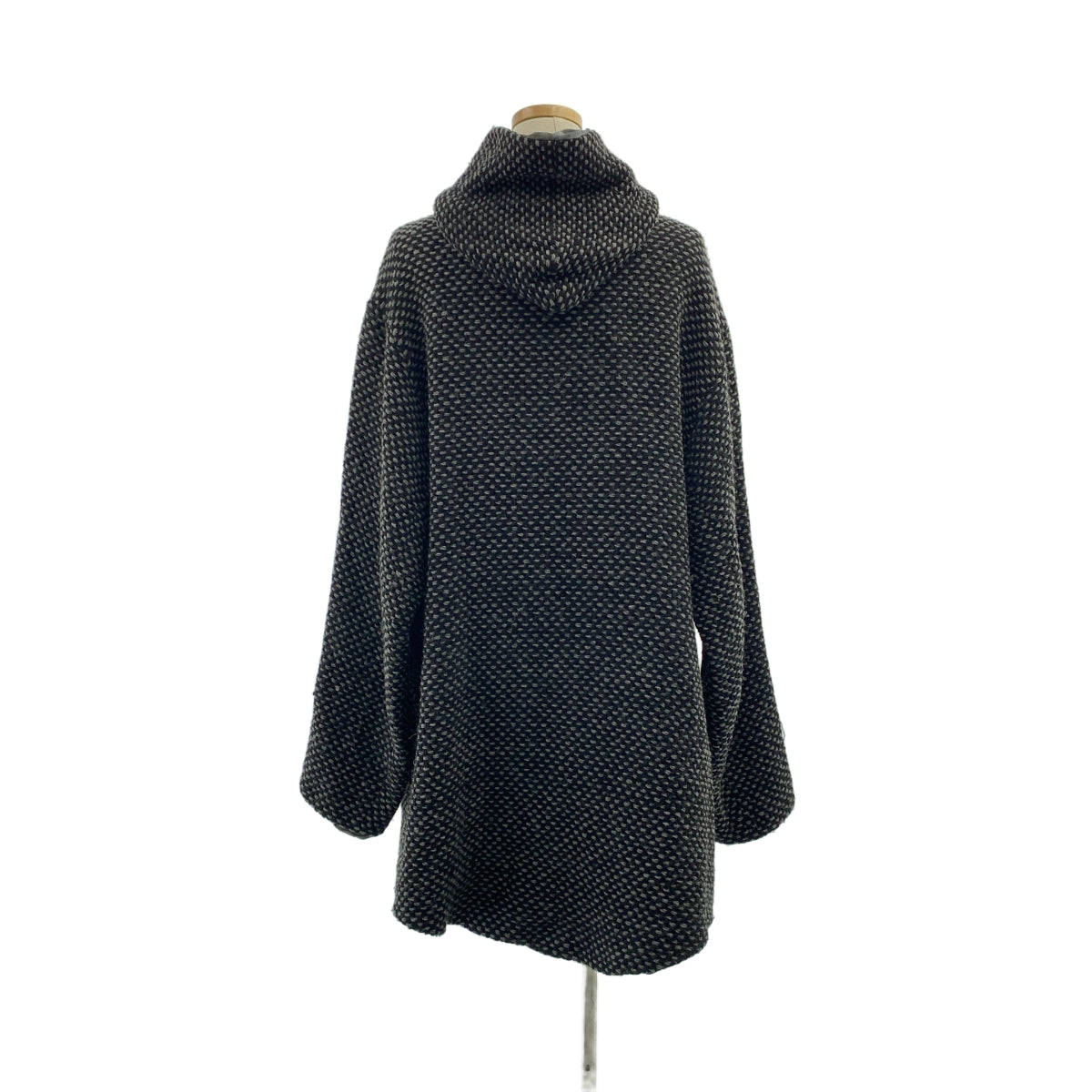 GEOFFREY B.SMALL / 제프리 B스몰 | wool tweed coat hoodie / 울 트위드 오버코트 후디 / 총무늬 안감 |