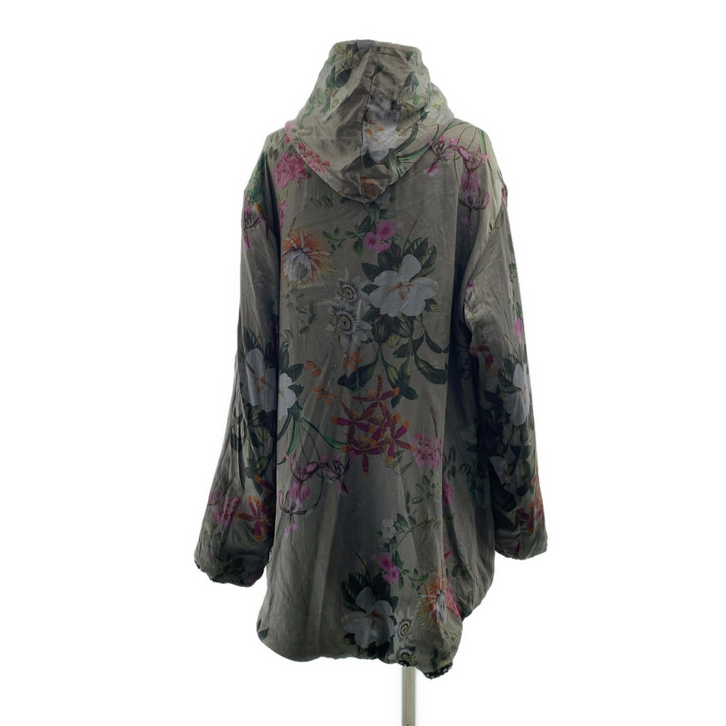 GEOFFREY B.SMALL / ジェフリーBスモール | wool tweed coat hoodie / ウール ツイード オーバーコート フーディ / 総柄裏地 |