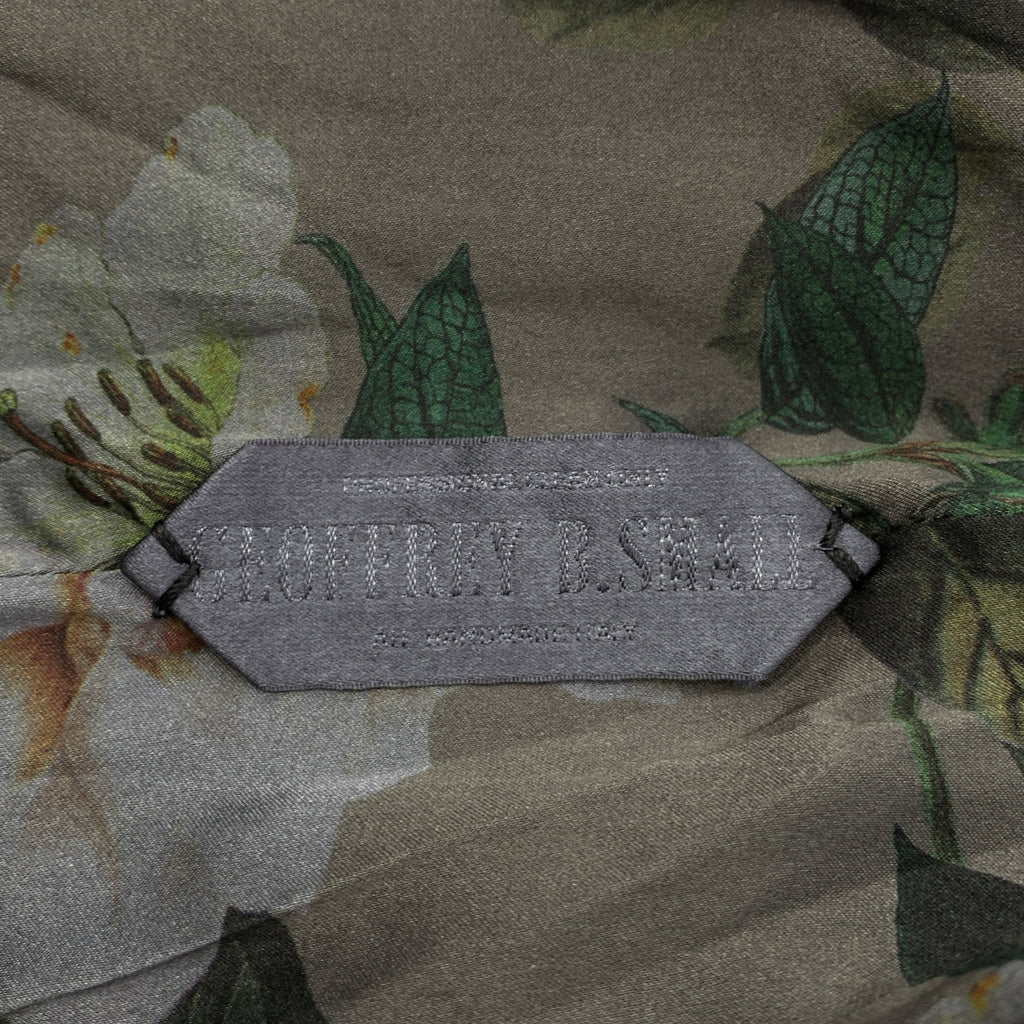 GEOFFREY B.SMALL / ジェフリーBスモール | wool tweed coat hoodie / ウール ツイード オーバーコート フーディ / 総柄裏地 |