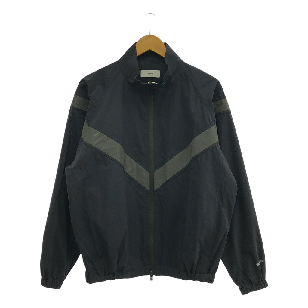 【美品】  marka / マーカ | 2025SS | PARTEX 3-LAYER NYLON RIPSTOP TRANING JACKET / トレーニング ジャケット | 1 | black | メンズ