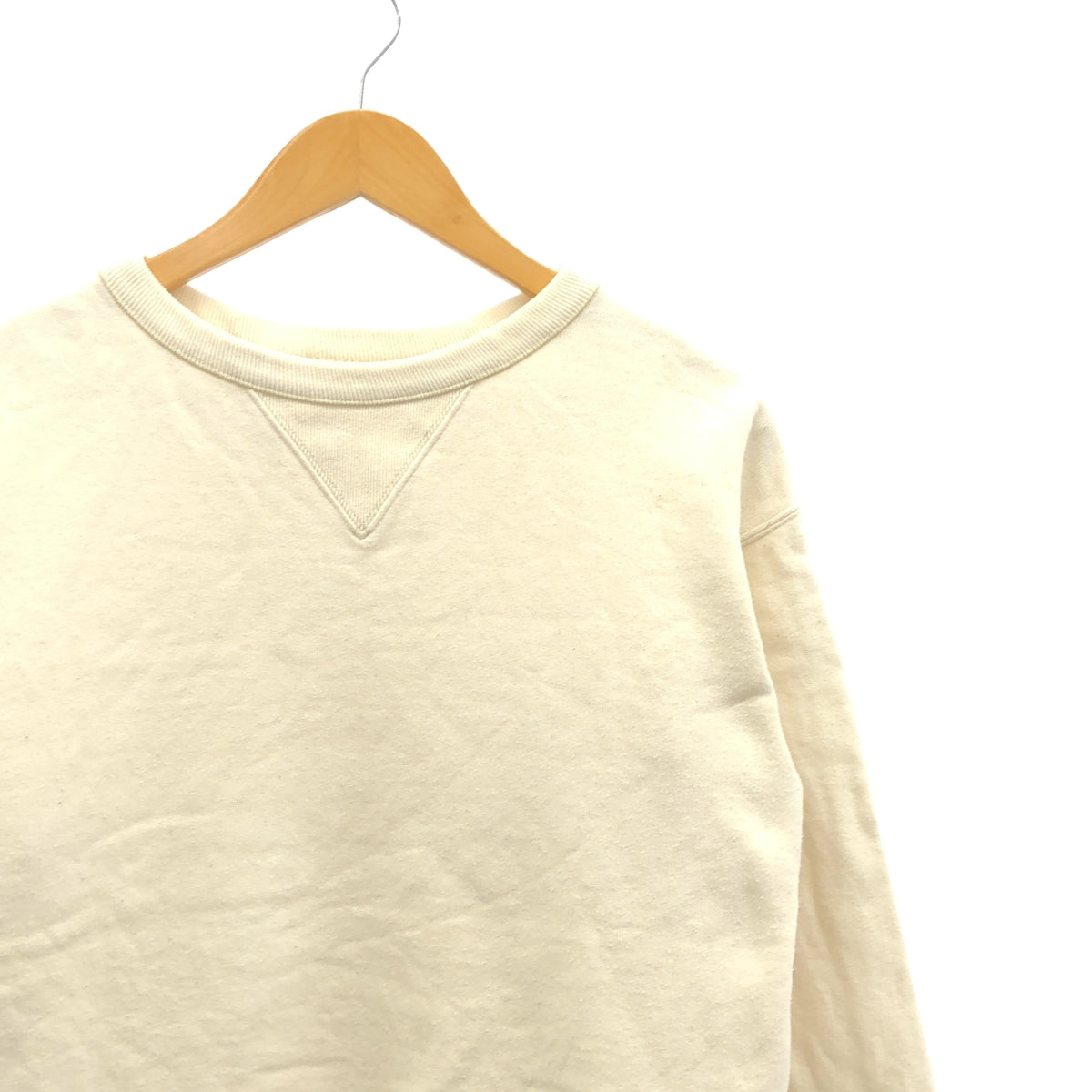 N.HOOLYWOOD / 엔 할리우드 | EXCHANGE SERVICE 코튼 풀오버 스웨트 | 38 | 아이보리 | 남성