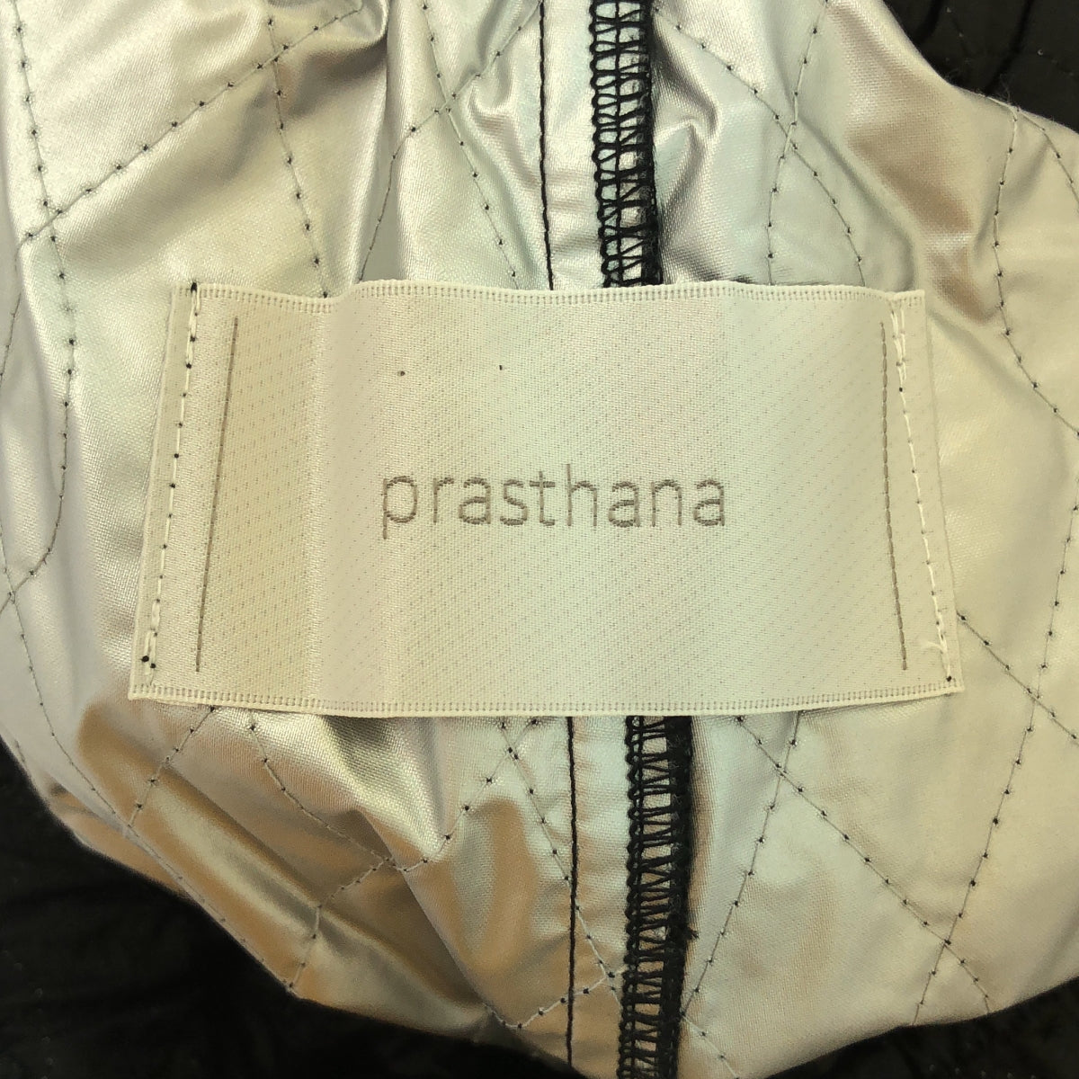 【新品】  prasthana / プラスターナ | quilting passive pants / パンツ | S | ブラック | メンズ