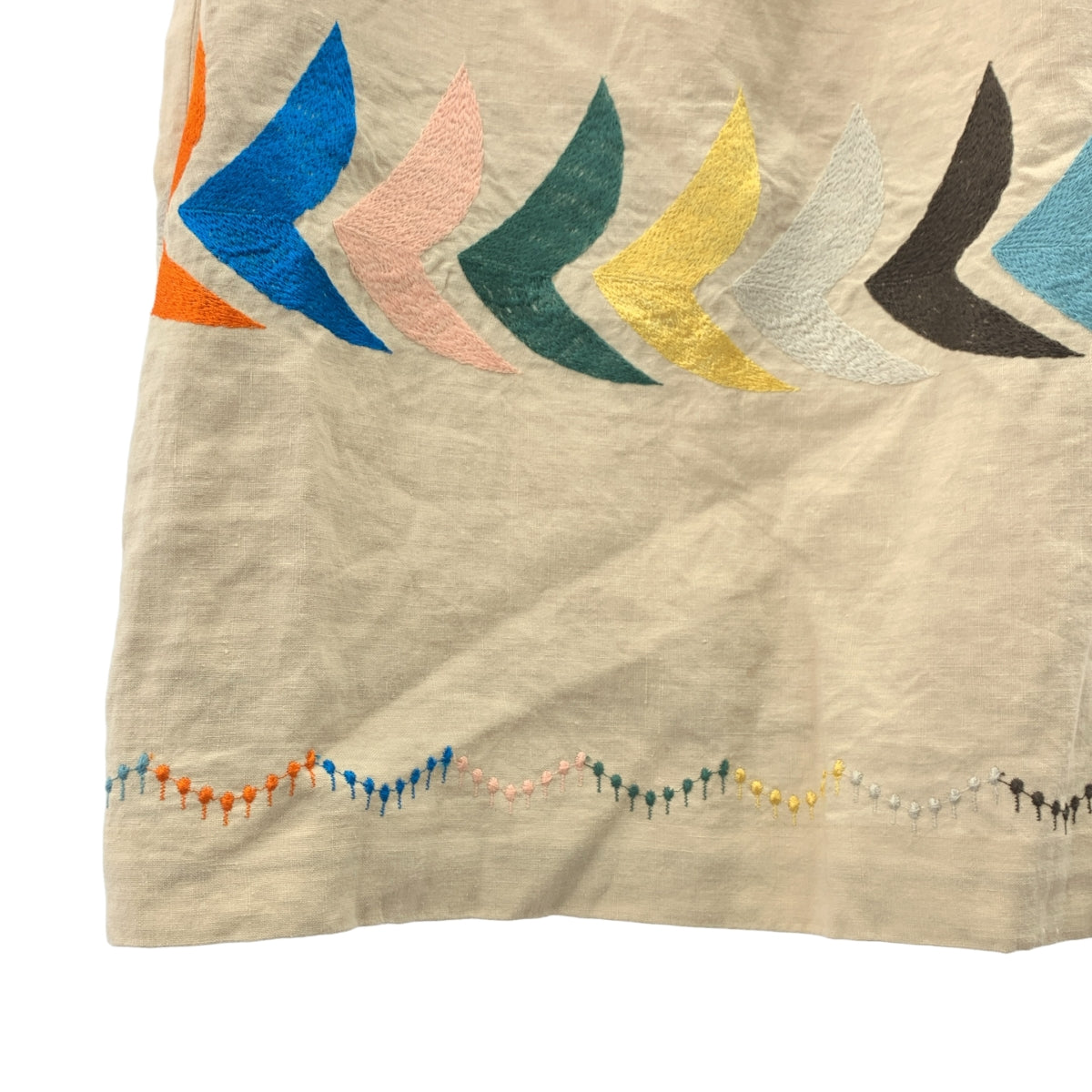 mina perhonen / ミナペルホネン | bird リネン 刺しゅう ノースリーブ