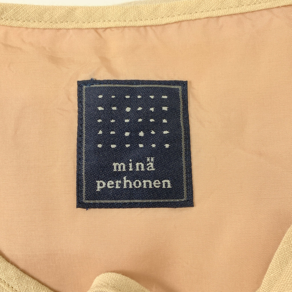 mina perhonen / 미나펠호넨 | bird 린넨 자수 민소매 원피스 | 36 |